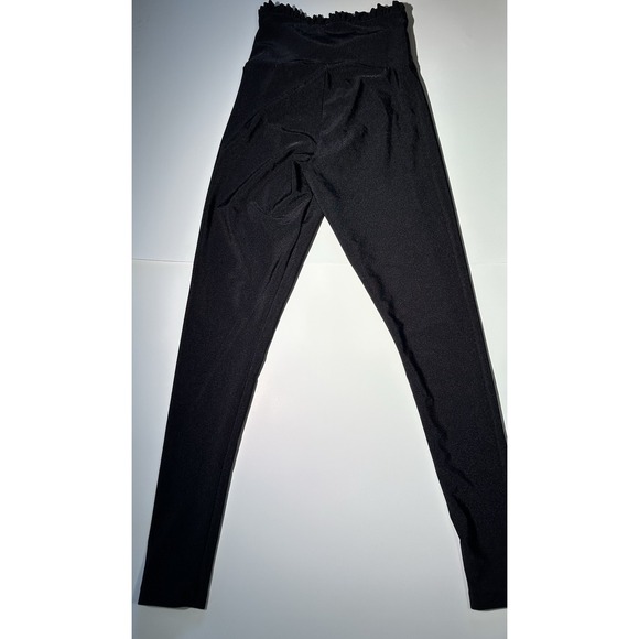ADIDAS ORIGINALS Ruffle Waist Leggings In Black - Picture 9 of 10